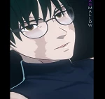 Maki Zenin feeding the cat