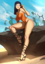Hinata at the Beach