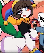 Gummigoo and pomni