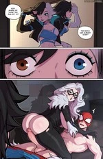 Black Cat and Luna Snow