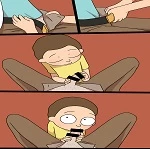 Happily sucking