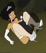 Amy Wong and Nibbler