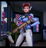 D.va in fortnite